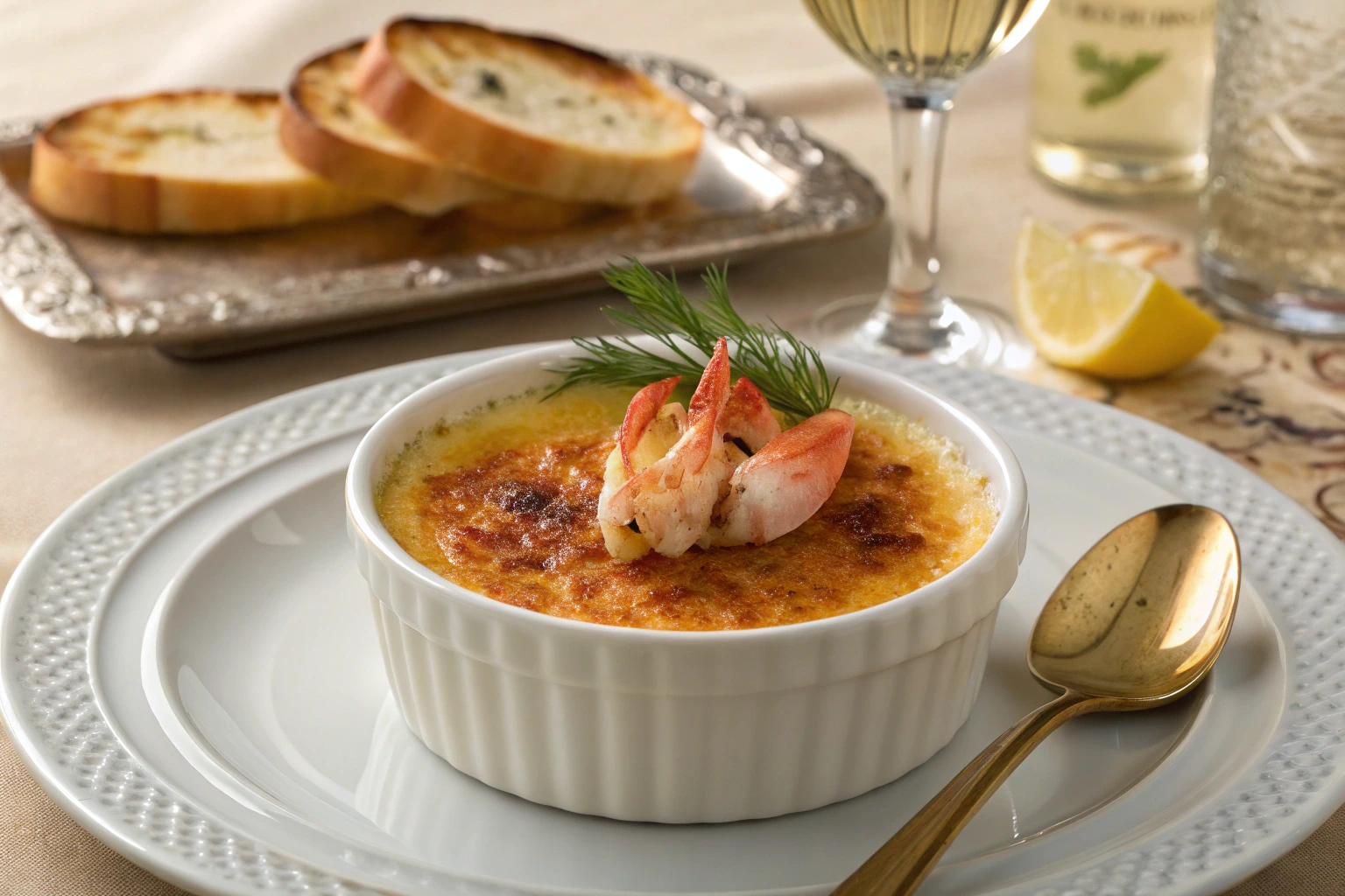 crab brulee recipe