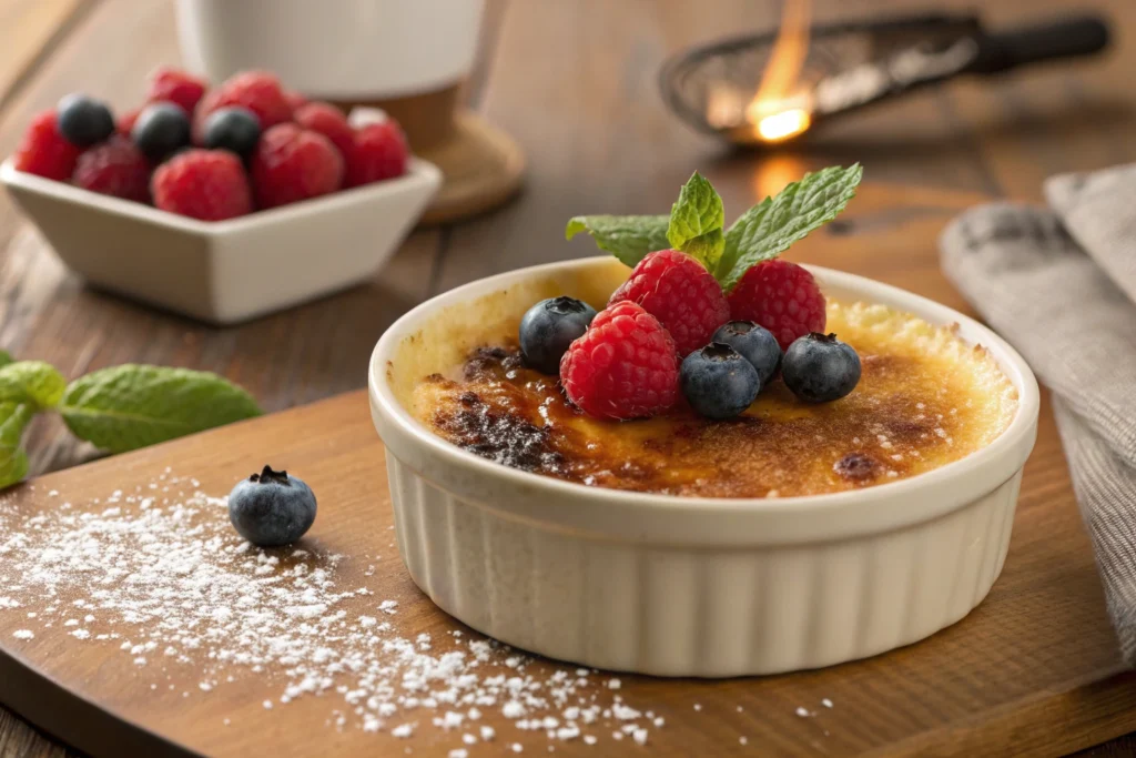 What is the secret of crème brûlée?